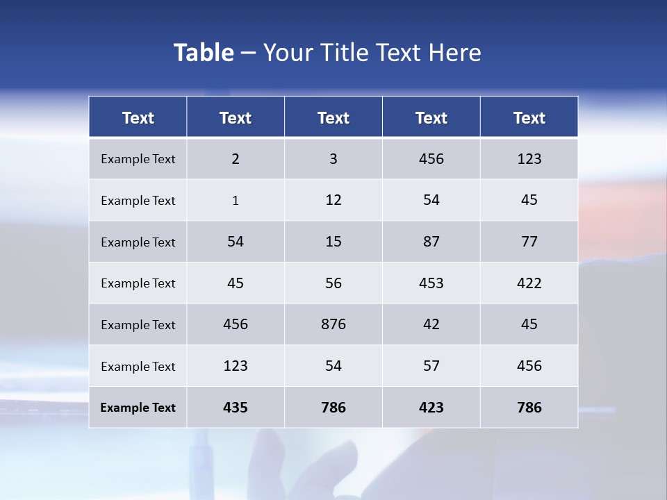 A Person Holding A Pen Over A Piece Of Paper PowerPoint Template