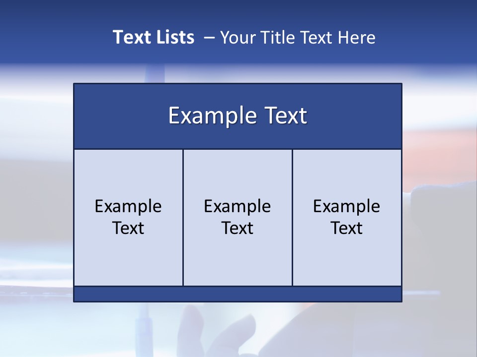 A Person Holding A Pen Over A Piece Of Paper PowerPoint Template