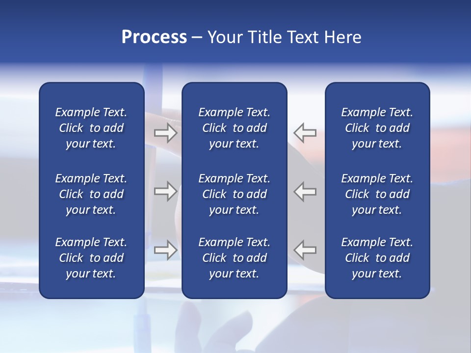 A Person Holding A Pen Over A Piece Of Paper PowerPoint Template