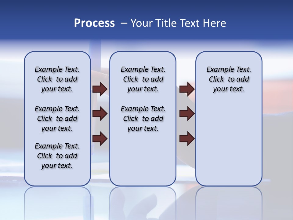 A Person Holding A Pen Over A Piece Of Paper PowerPoint Template