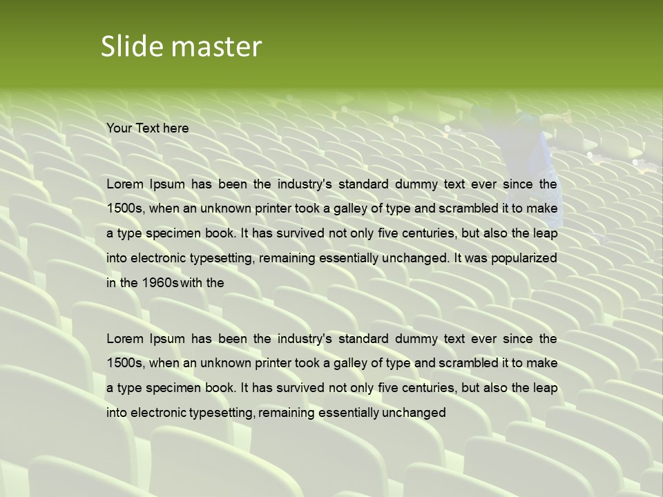 Photovoltaic Perspective Rooftop PowerPoint Template