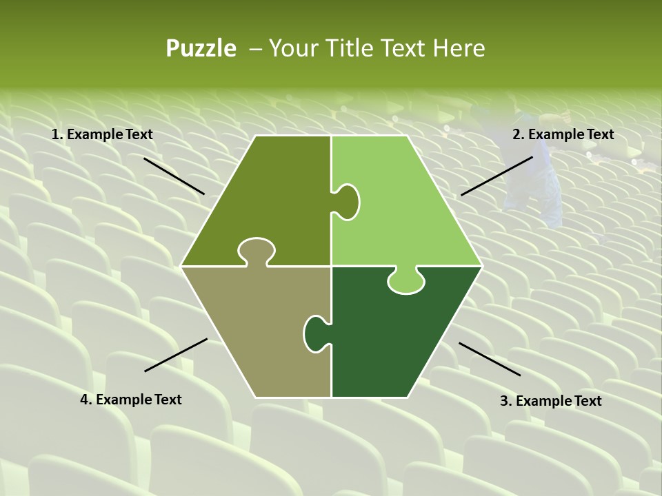 Photovoltaic Perspective Rooftop PowerPoint Template