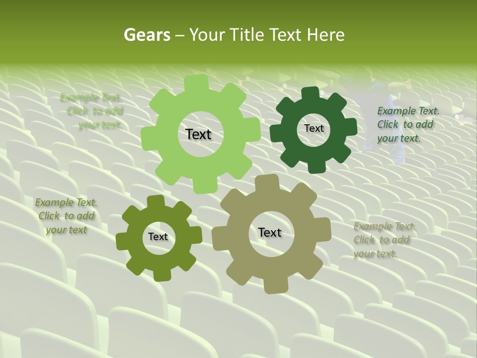 Photovoltaic Perspective Rooftop PowerPoint Template