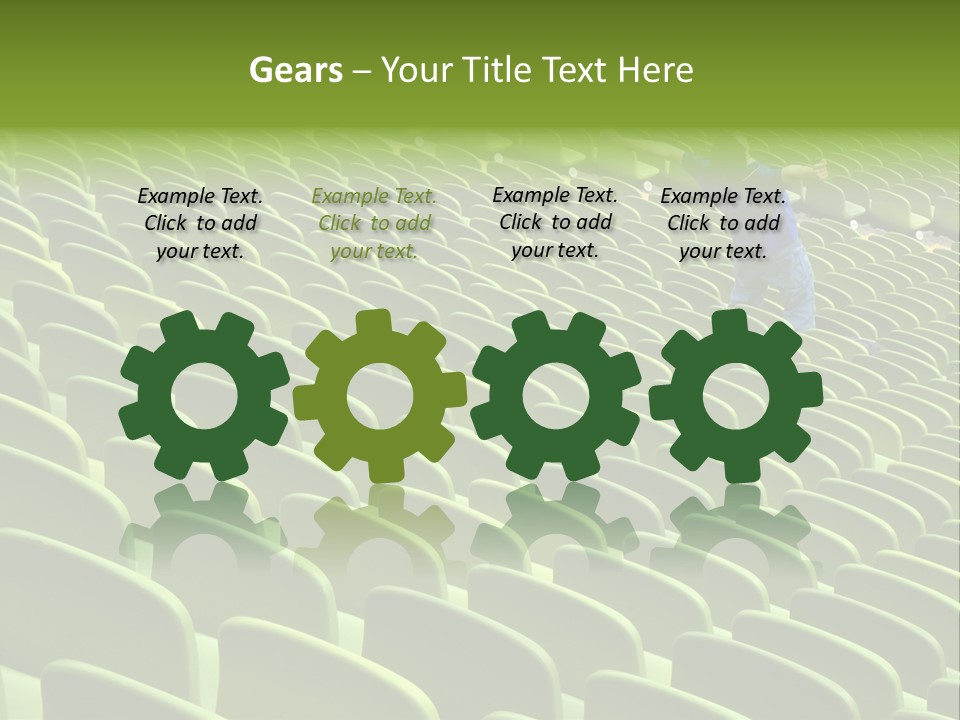 Photovoltaic Perspective Rooftop PowerPoint Template