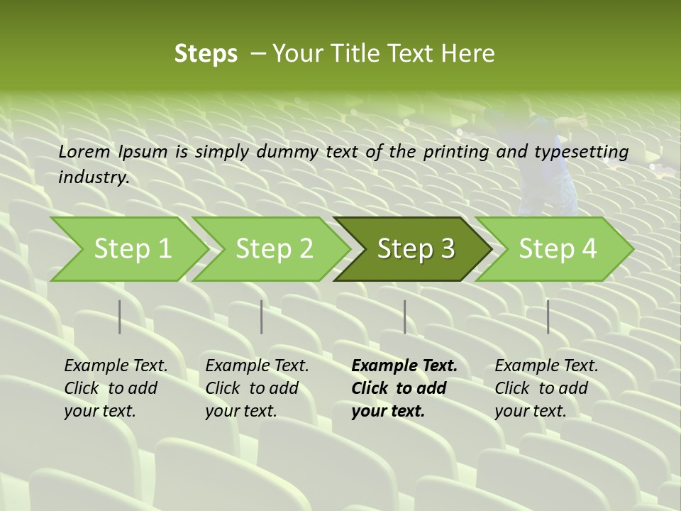 Photovoltaic Perspective Rooftop PowerPoint Template