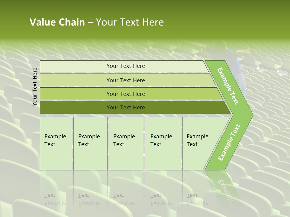 Photovoltaic Perspective Rooftop PowerPoint Template