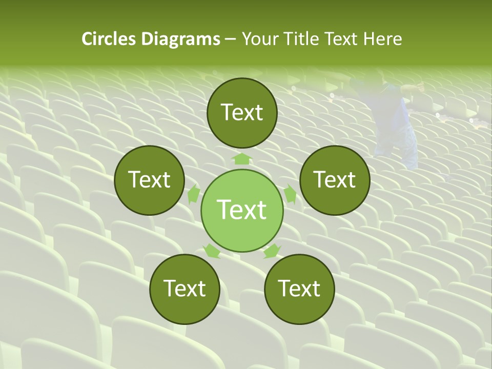 Photovoltaic Perspective Rooftop PowerPoint Template