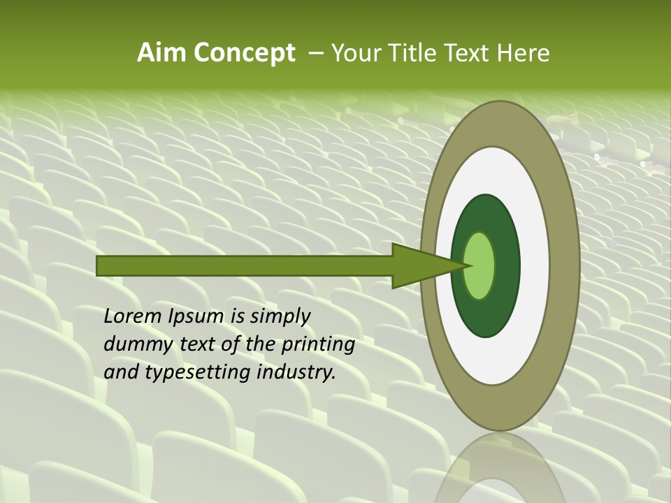 Photovoltaic Perspective Rooftop PowerPoint Template
