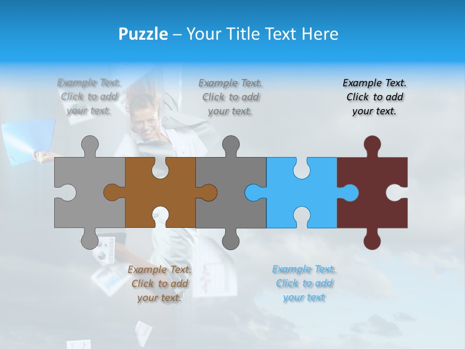 Career One Hurry PowerPoint Template
