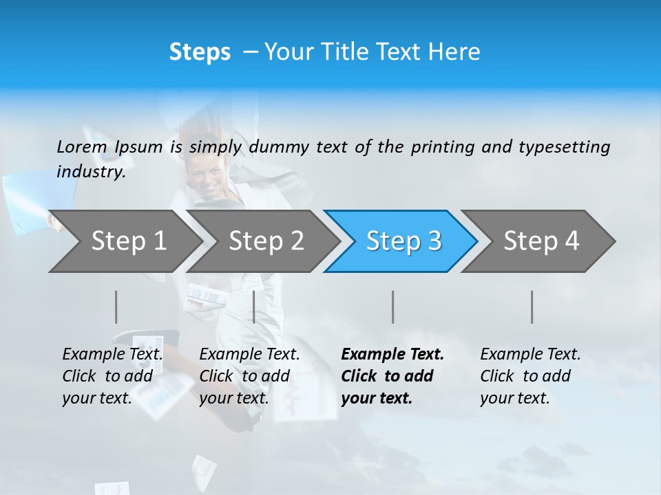 Career One Hurry PowerPoint Template