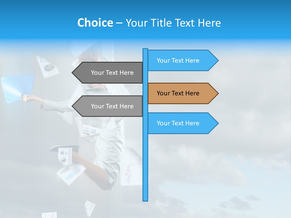 Career One Hurry PowerPoint Template