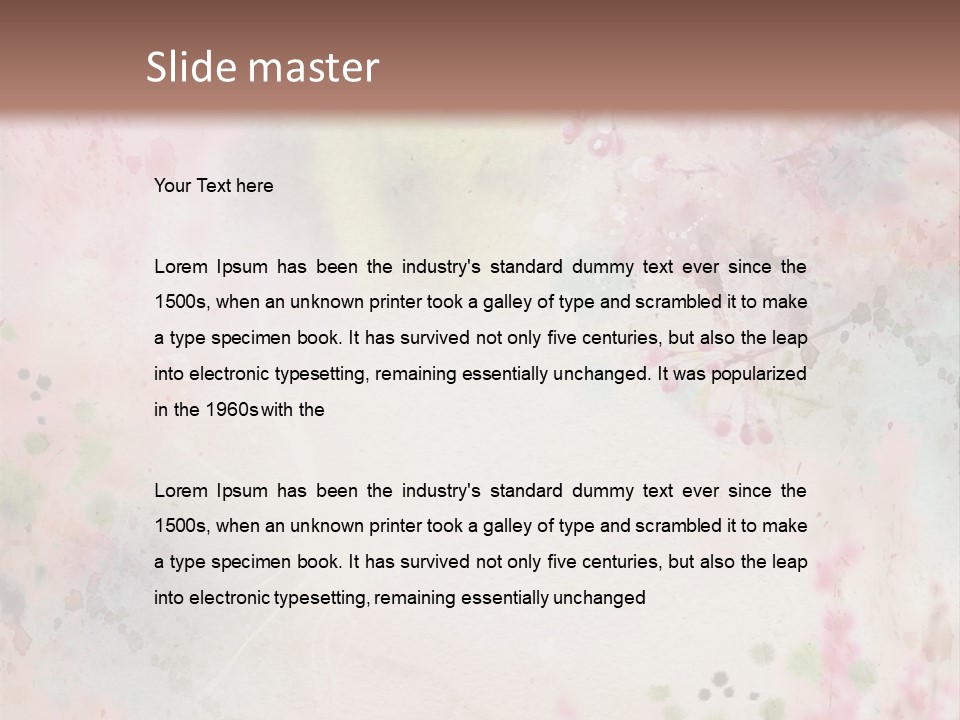 Fantasy Editable Layout PowerPoint Template