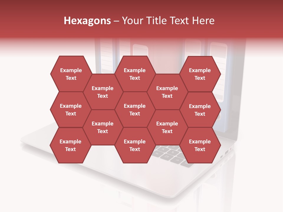 Database Work Desktop PowerPoint Template