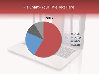 Database Work Desktop PowerPoint Template