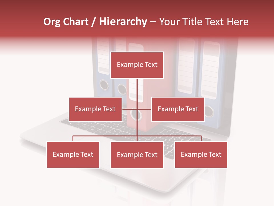 Database Work Desktop PowerPoint Template