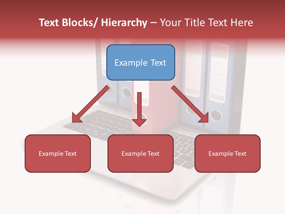 Database Work Desktop PowerPoint Template