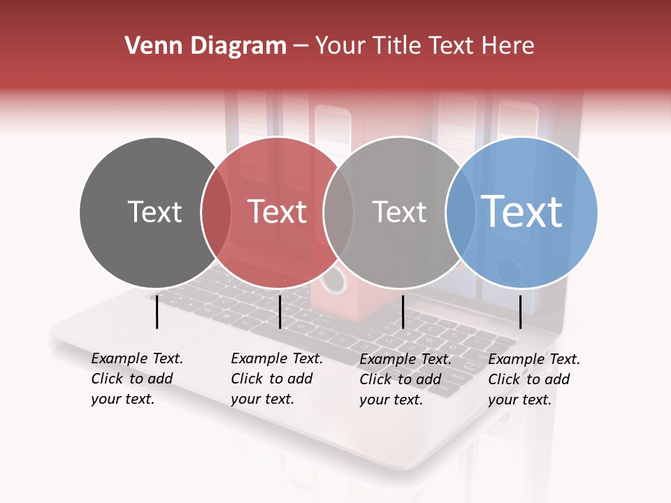 Database Work Desktop PowerPoint Template