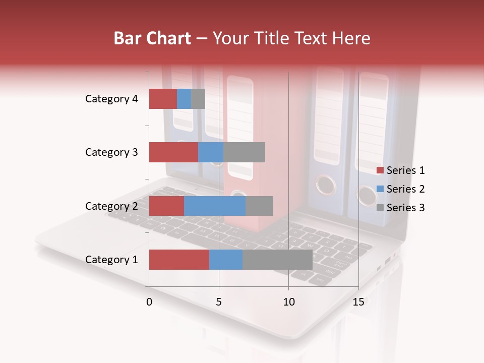 Database Work Desktop PowerPoint Template