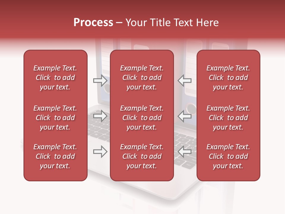 Database Work Desktop PowerPoint Template