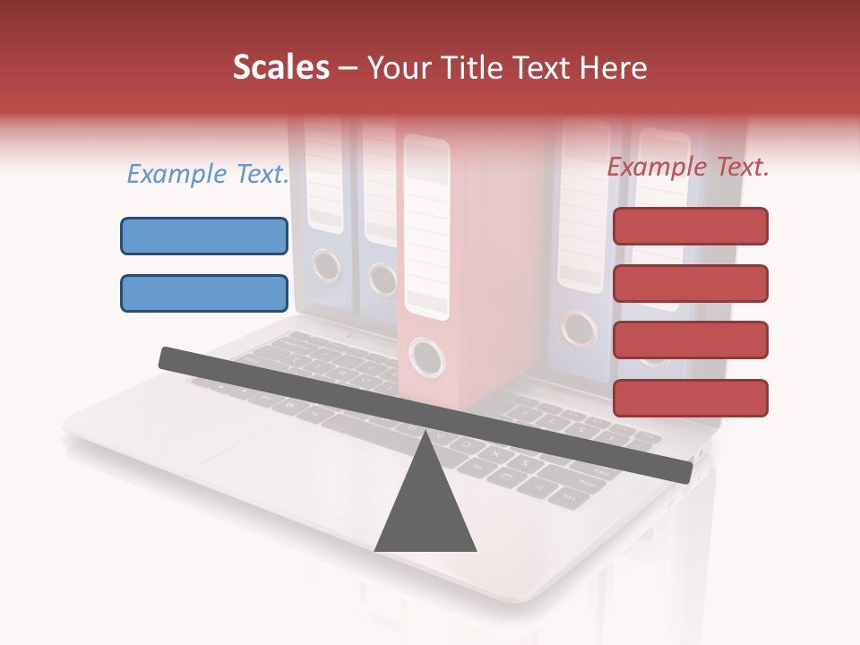 Database Work Desktop PowerPoint Template