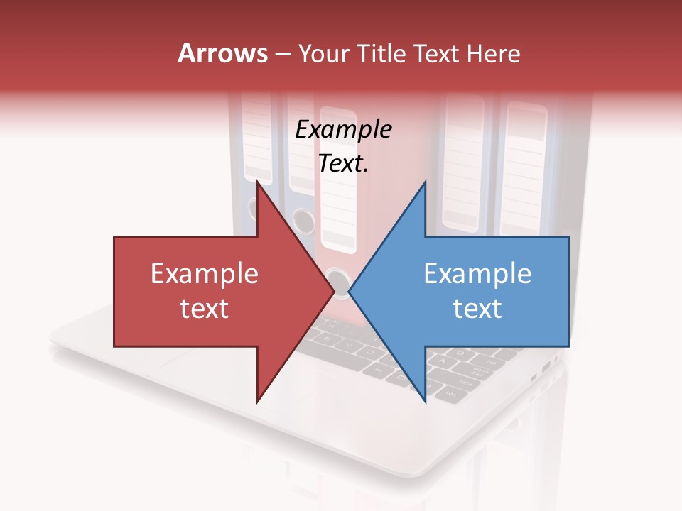 Database Work Desktop PowerPoint Template