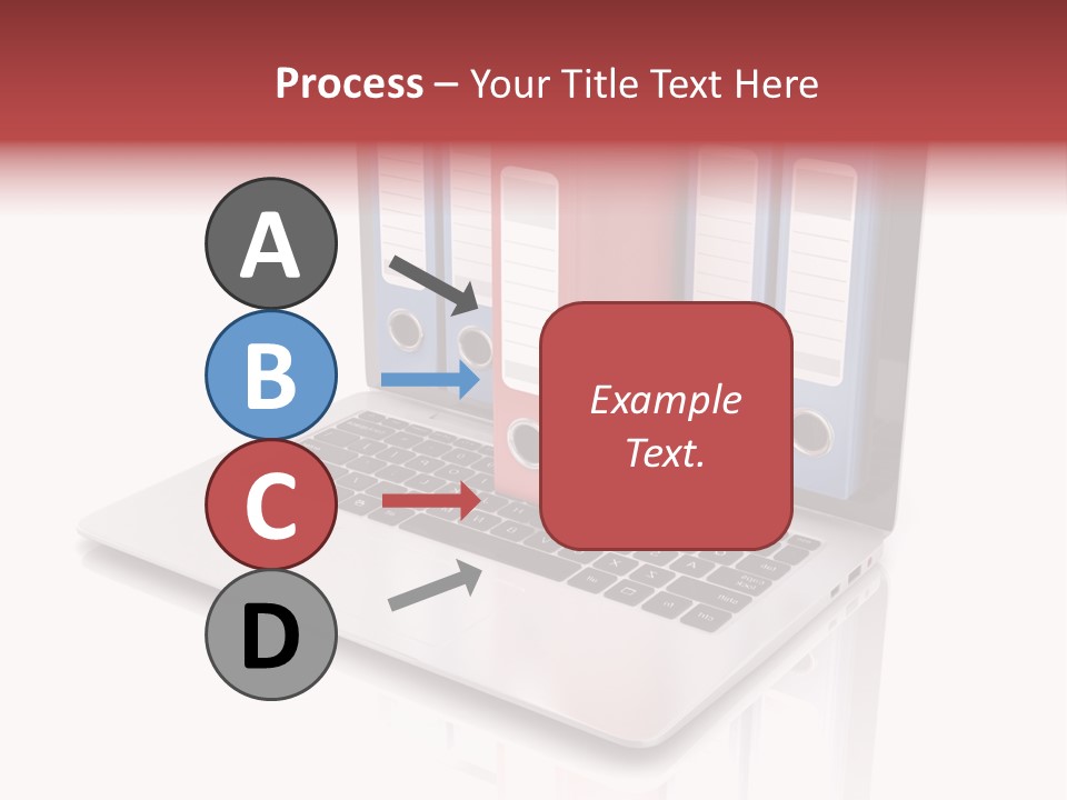 Database Work Desktop PowerPoint Template