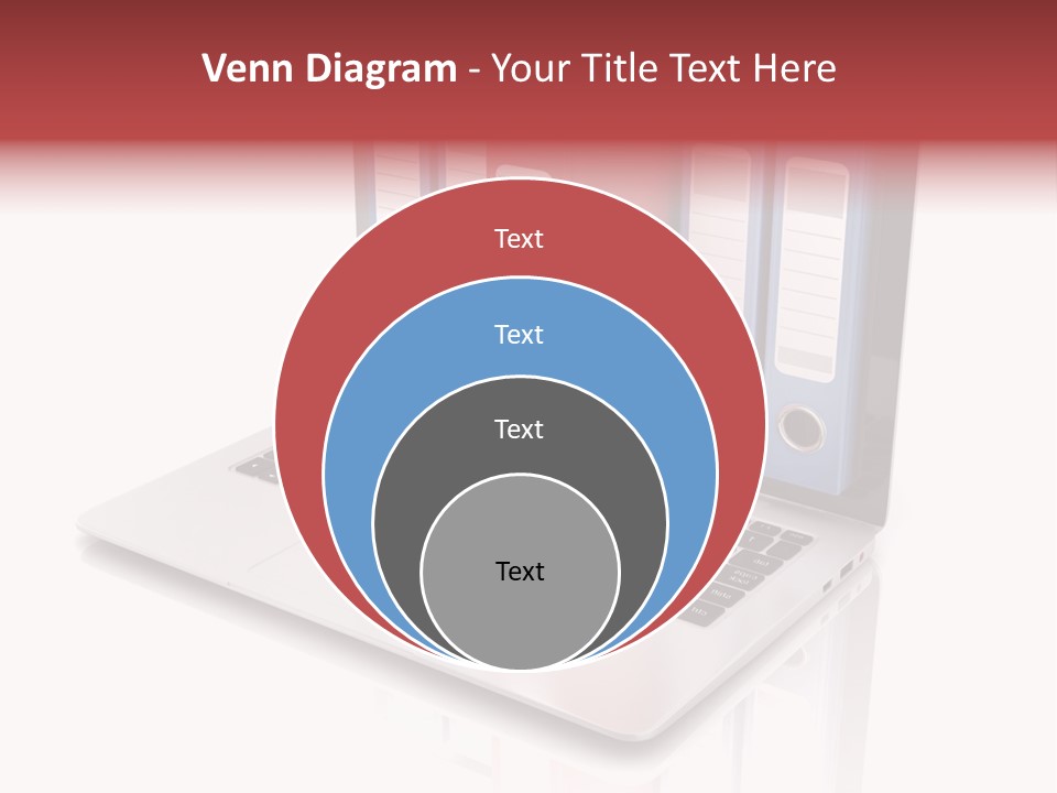 Database Work Desktop PowerPoint Template