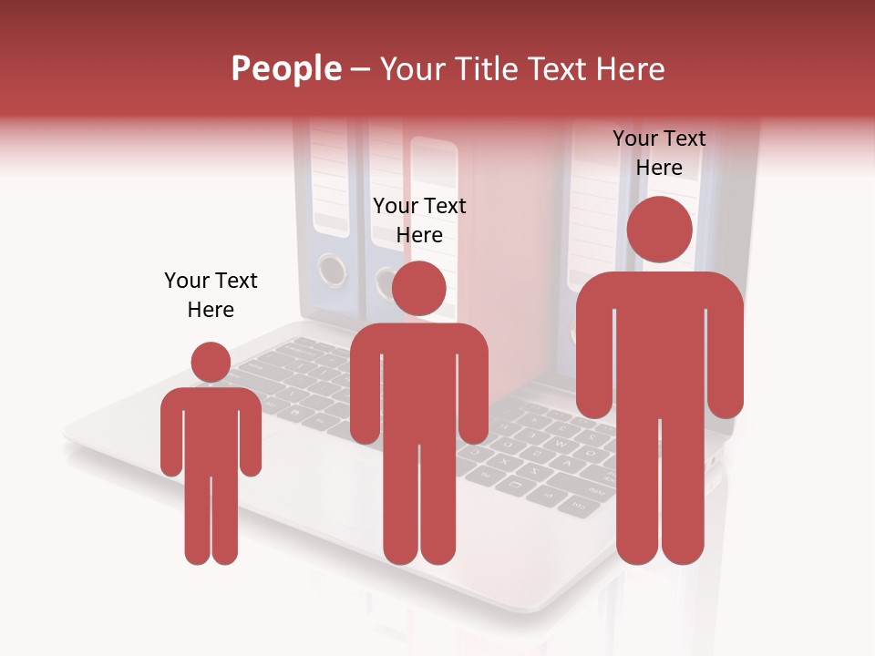 Database Work Desktop PowerPoint Template