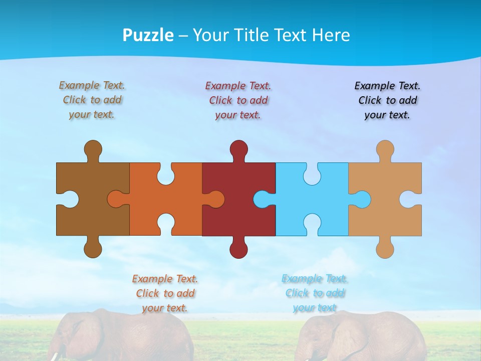 Wilderness Animal Family PowerPoint Template