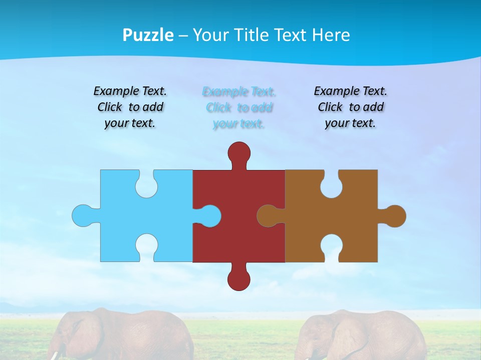 Wilderness Animal Family PowerPoint Template