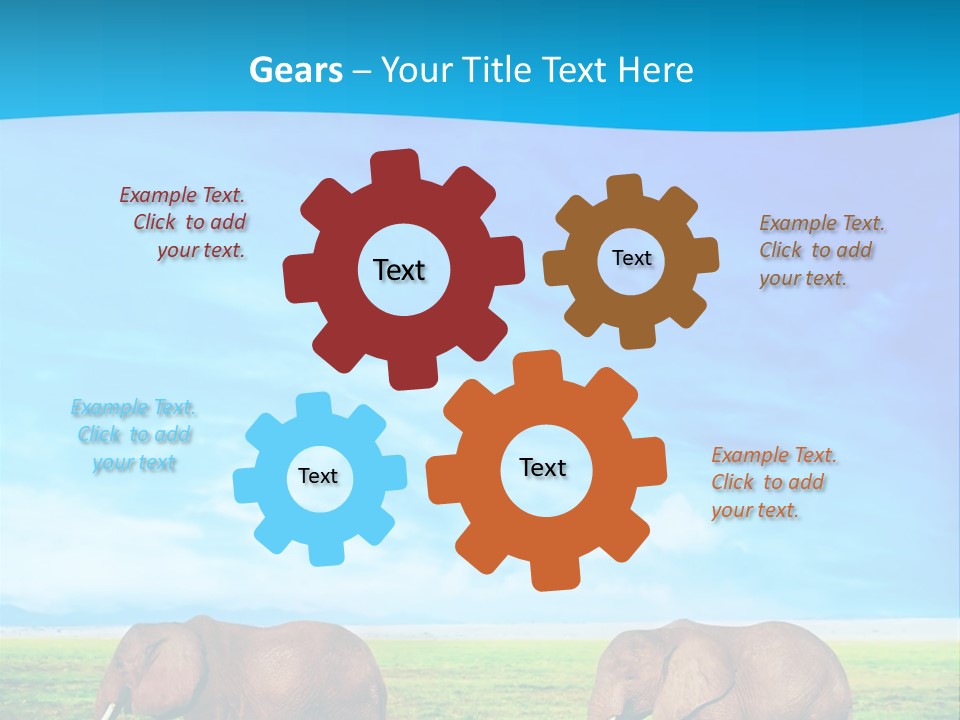 Wilderness Animal Family PowerPoint Template