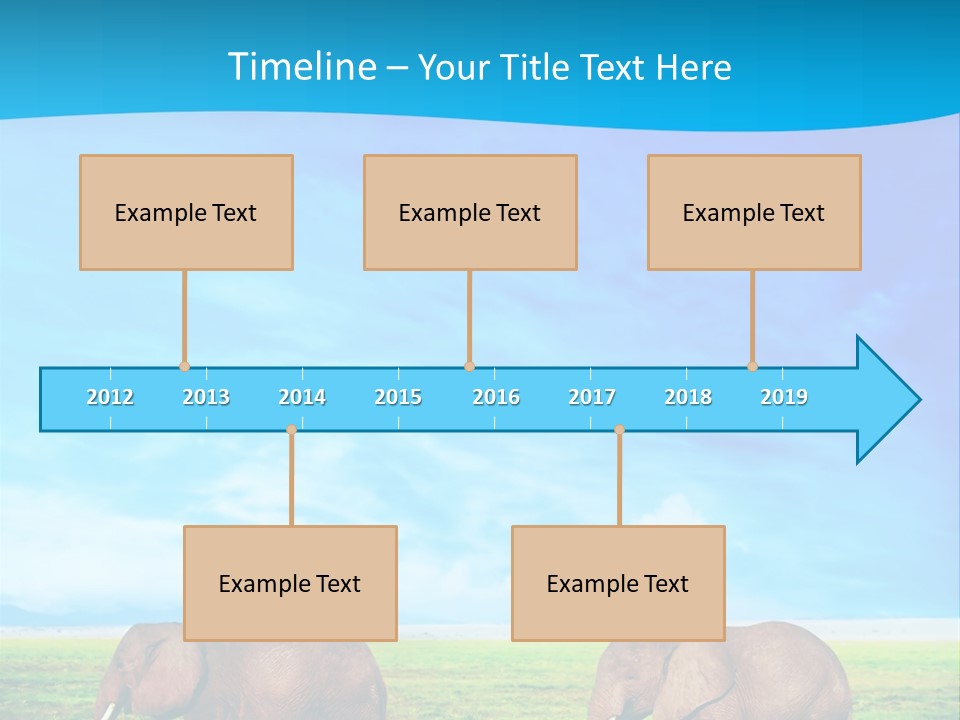 Wilderness Animal Family PowerPoint Template