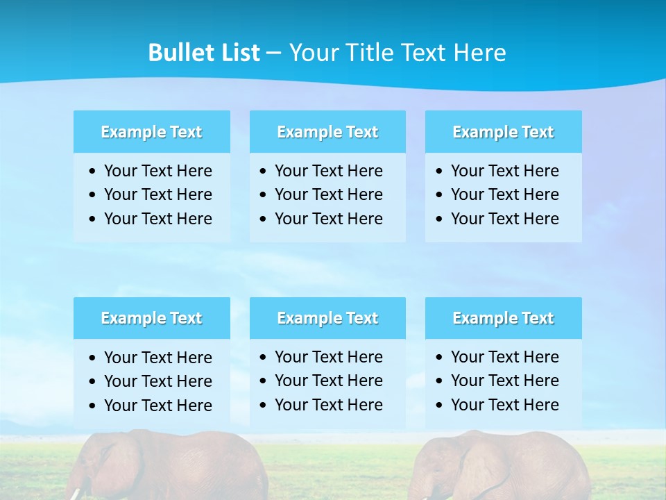 Wilderness Animal Family PowerPoint Template