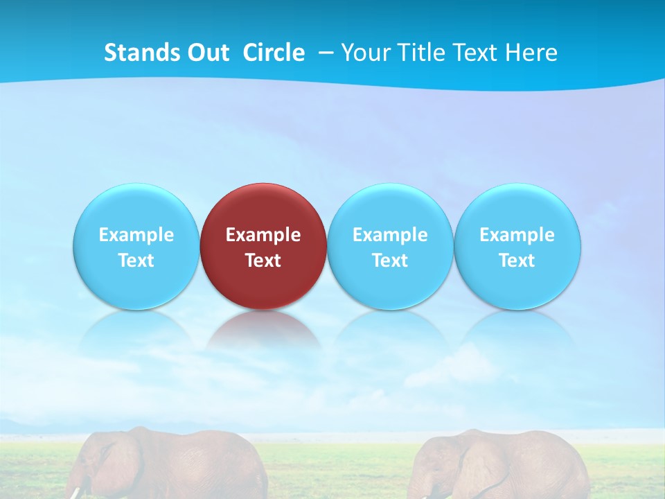 Wilderness Animal Family PowerPoint Template