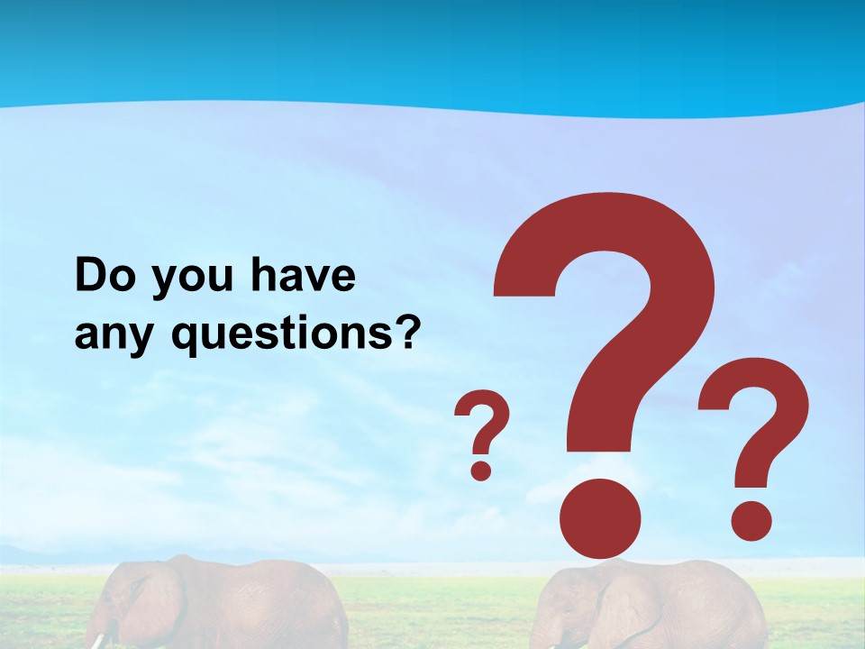 Wilderness Animal Family PowerPoint Template