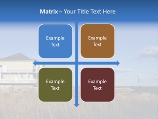 House The Hamptons Water PowerPoint Template