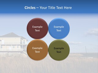 House The Hamptons Water PowerPoint Template
