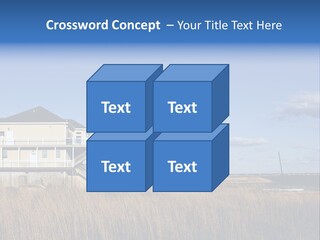 House The Hamptons Water PowerPoint Template
