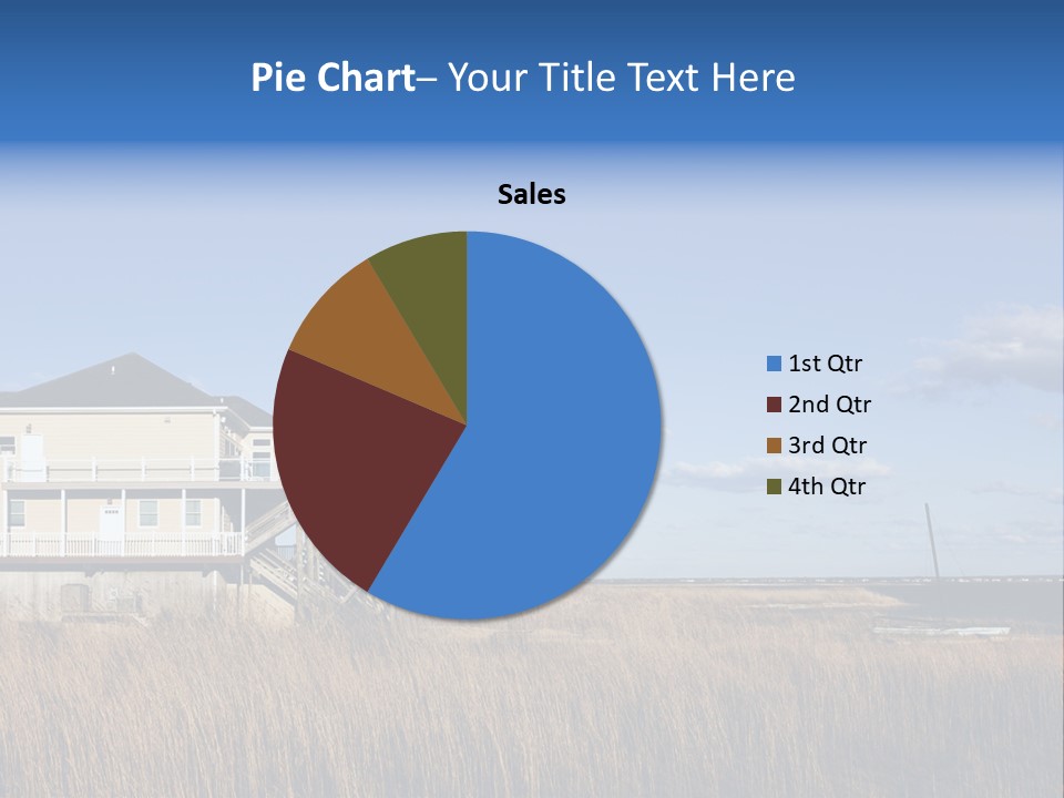 House The Hamptons Water PowerPoint Template