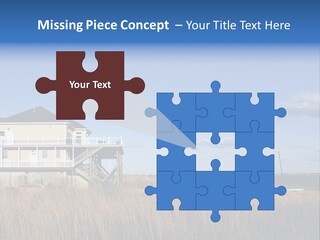 House The Hamptons Water PowerPoint Template