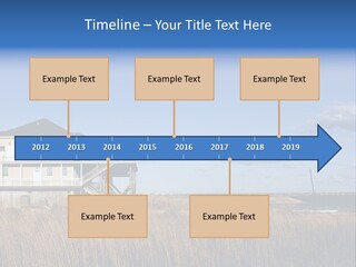 House The Hamptons Water PowerPoint Template