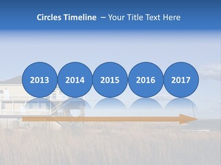 House The Hamptons Water PowerPoint Template