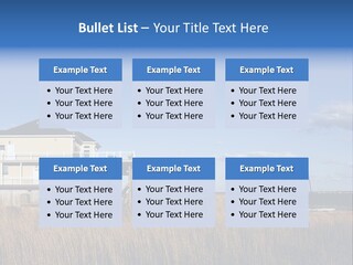 House The Hamptons Water PowerPoint Template
