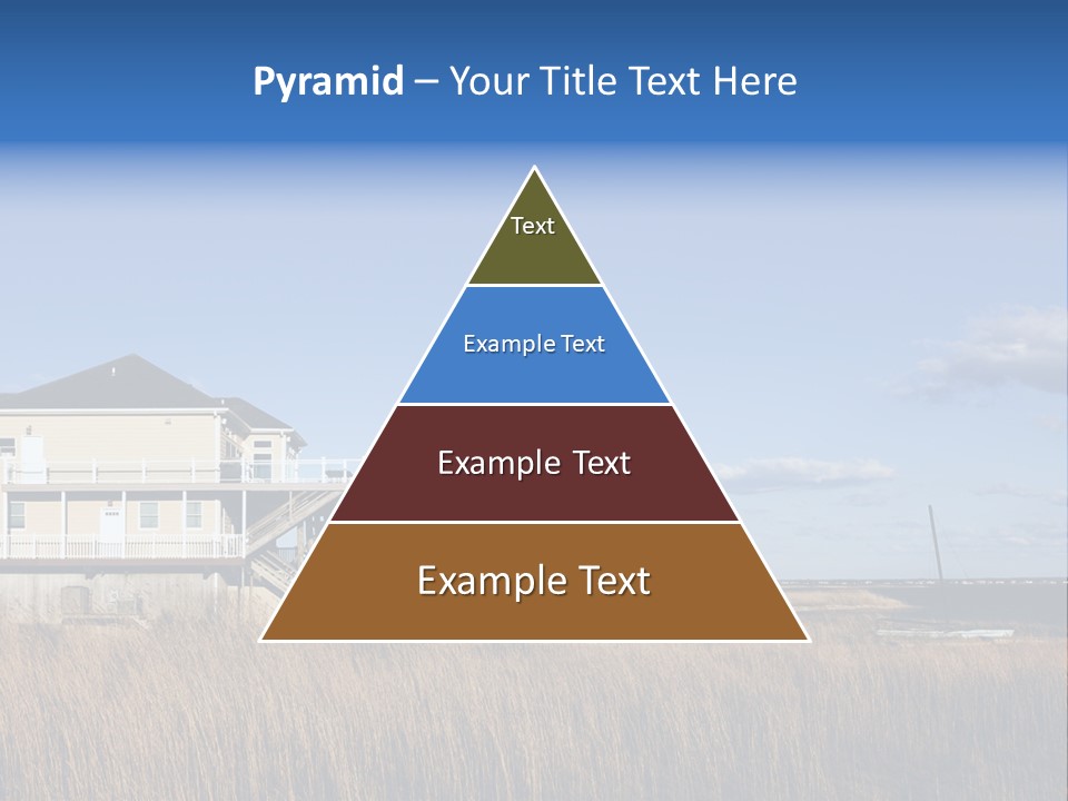 House The Hamptons Water PowerPoint Template