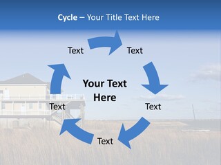 House The Hamptons Water PowerPoint Template