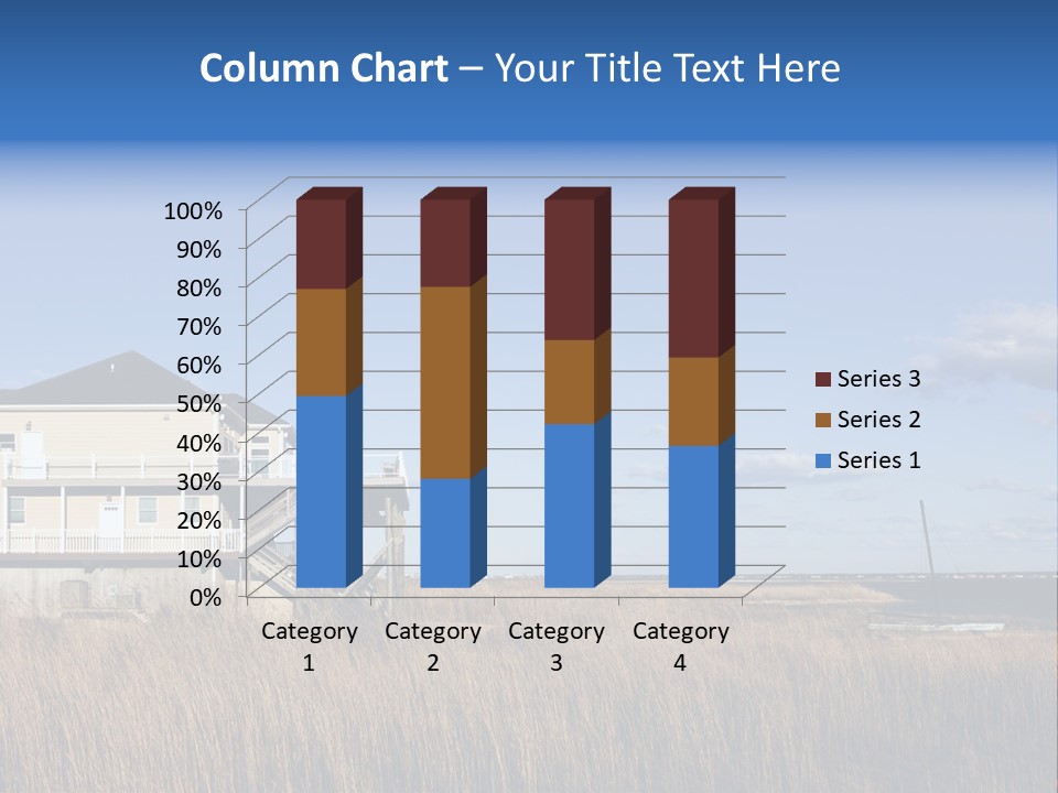 House The Hamptons Water PowerPoint Template