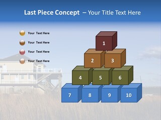 House The Hamptons Water PowerPoint Template
