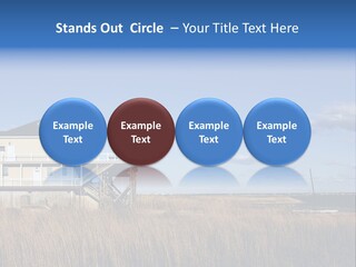 House The Hamptons Water PowerPoint Template