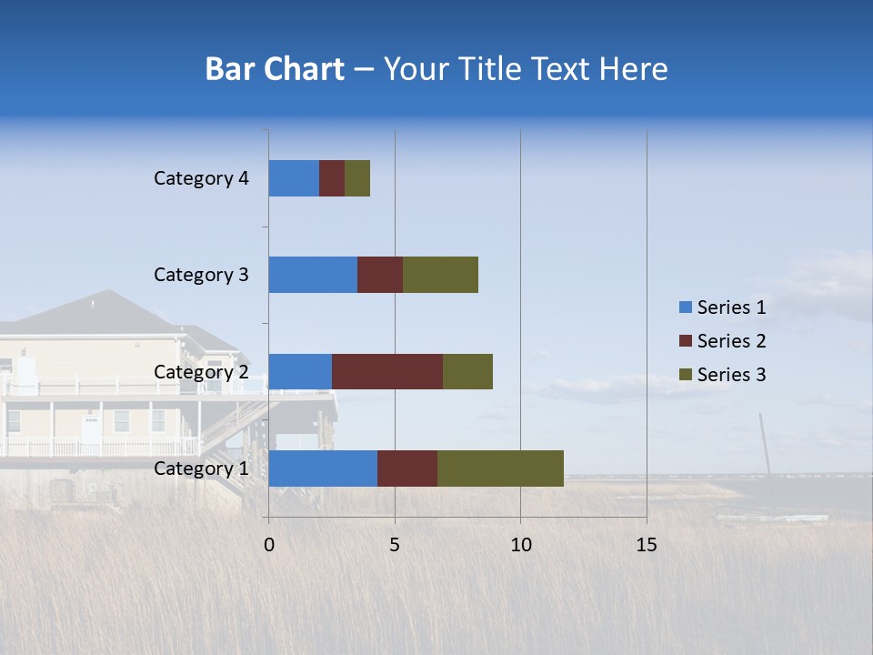 House The Hamptons Water PowerPoint Template