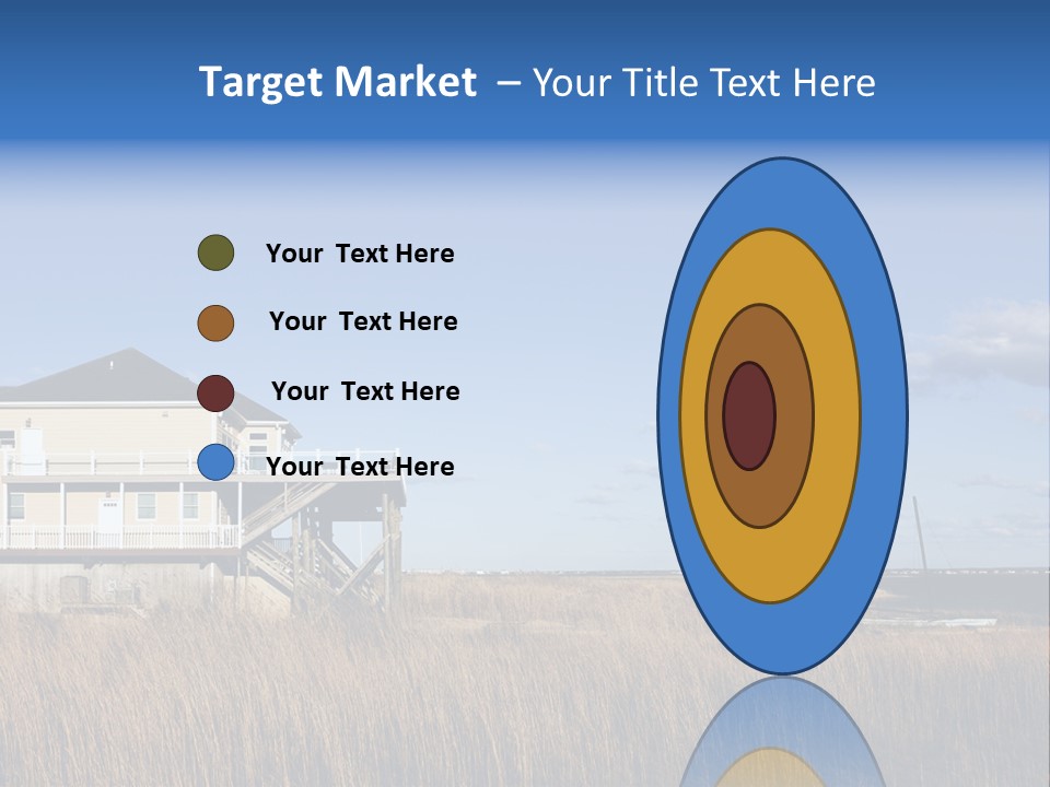 House The Hamptons Water PowerPoint Template